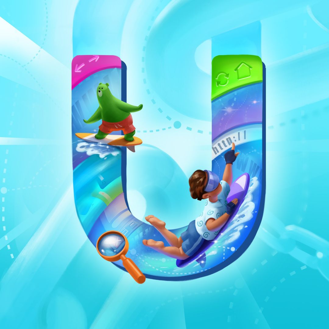 U